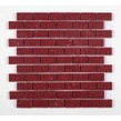 Gulfstone Ruby Red Brick Quartz 30cm x 30cm (4.8m x 2.3cm) Mosaic Tile