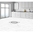 Sacchi Diamond Glitter Cool Decor 60cm x 60cm Floor Tile