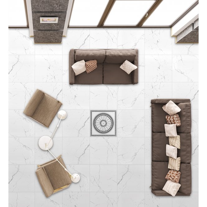 Sacchi Diamond Glitter Cool Decor 60cm x 60cm Floor Tile