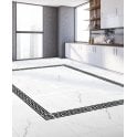 Sacchi Diamond Glitter Greek Key Border 15cm x 60cm Wall & Floor Tile