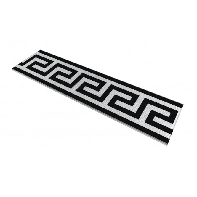 Sacchi Diamond Glitter Greek Key Border 15cm x 60cm Wall & Floor Tile