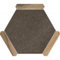 Sacramento Grafito Oak 22cm x 25cm Wall & Floor Tile