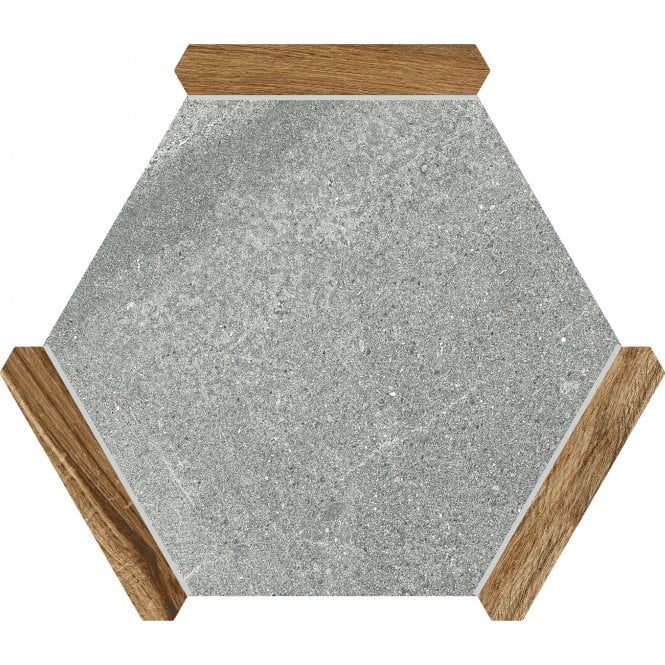 Sacramento Gris Roble 22cm x 25cm Wall & Floor Tile