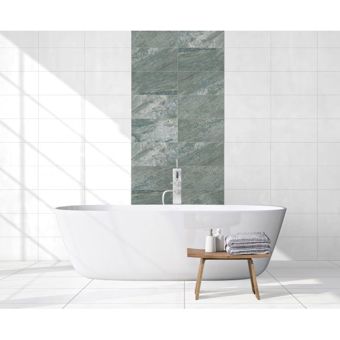 Made In Spain Sagano Emerald 30.3cm x 61.3cm Wall and Floor Tile
