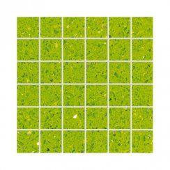 Gulfstone Salalah Green (Lime) 30cm x 30cm (4.8cm x 4.8cm) Mosaic Tile