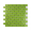 Gulfstone Salalah Green Lime Brick Quartz 30cm x 30cm (4.8m x 2.3cm) Mosaic Tile