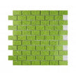 Gulfstone Salalah Green Lime Brick Quartz 30cm x 30cm (4.8m x 2.3cm) Mosaic Tile
