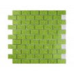 Gulfstone Salalah Green Lime Brick Quartz 30cm x 30cm (4.8m x 2.3cm) Mosaic Tile