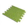Gulfstone Salalah Green Lime Brick Quartz 30cm x 30cm (4.8m x 2.3cm) Mosaic Tile