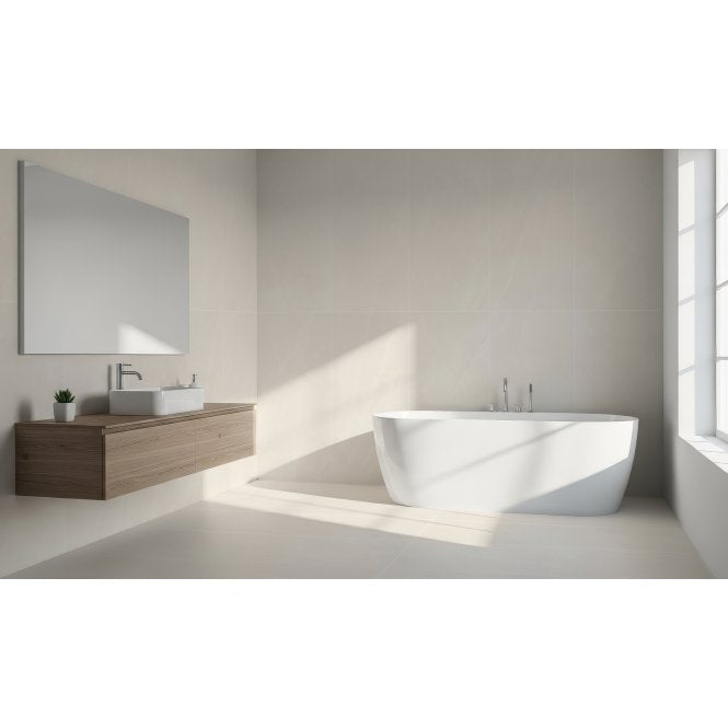 Sandrift Bianco Matt 60cm x 120cm Wall and Floor Tile