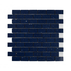 Gulfstone Sapphire Brick Quartz 30cm x 30cm (4.8m x 2.3cm) Mosaic Tile