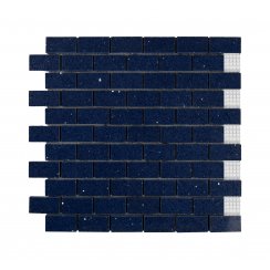 Gulfstone Sapphire Brick Quartz 30cm x 30cm (4.8m x 2.3cm) Mosaic Tile