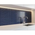 Gulfstone Sapphire Quartz Mosaic (2.5cm x 2.5cm) 30cm x 30cm Wall Tile