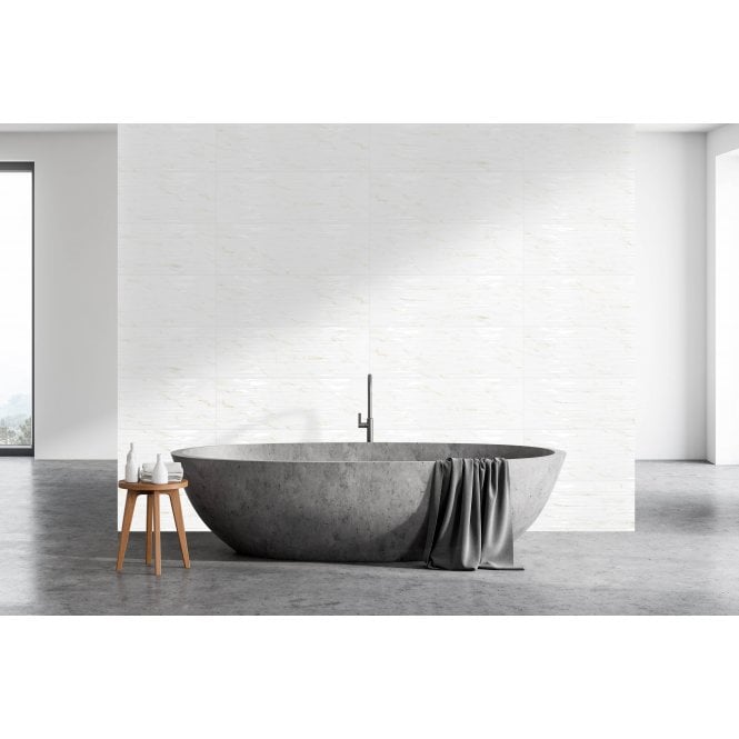 Satvario Gold Ripple 30cm x 90cm Rectified Wall Tile