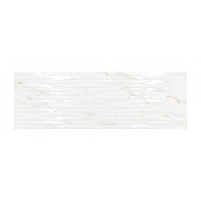 Satvario Gold Ripple 30cm x 90cm Rectified Wall Tile