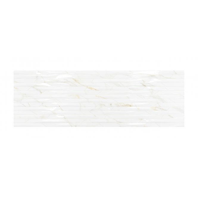 Satvario Gold Ripple 30cm x 90cm Rectified Wall Tile