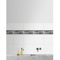 Savanah Metallic 7.5cm x 20cm Border Tile