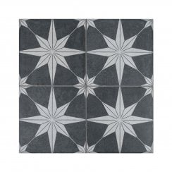 Scintilla Night Pattern 45cm x 45cm Wall & Floor Tile