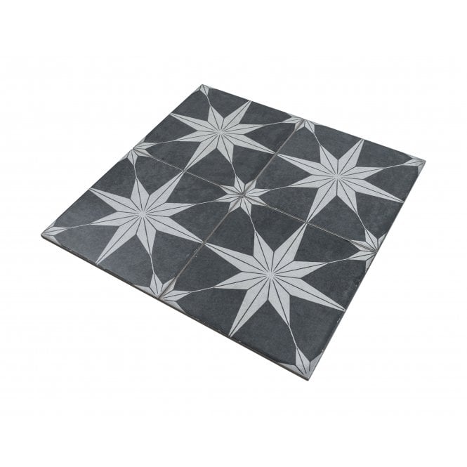Scintilla Night Pattern 45cm x 45cm Wall & Floor Tile