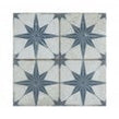 Scintilla Sapphire Star Pattern 45cm x 45cm Wall & Floor Tile