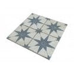 Scintilla Sapphire Star Pattern 45cm x 45cm Wall & Floor Tile