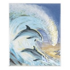 Heckstream Sea Dolphin Decor 20cm x 25cm Decor Tile