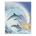 Heckstream Sea Dolphin Decor 20cm x 25cm Decor Tile