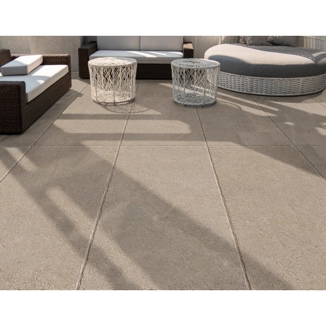 Italian Design Sedimenti Beige 60cm x 120cm x 2cm Slab Outdoor Tile