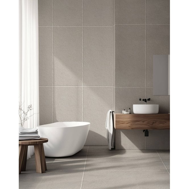 Italian Design Sedimenti White 60cm x 120cm Wall and Floor Tile