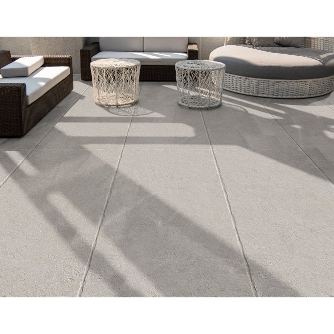 Italian Design Sedimenti White 60cm x 120cm x 2cm Slab Outdoor Tile