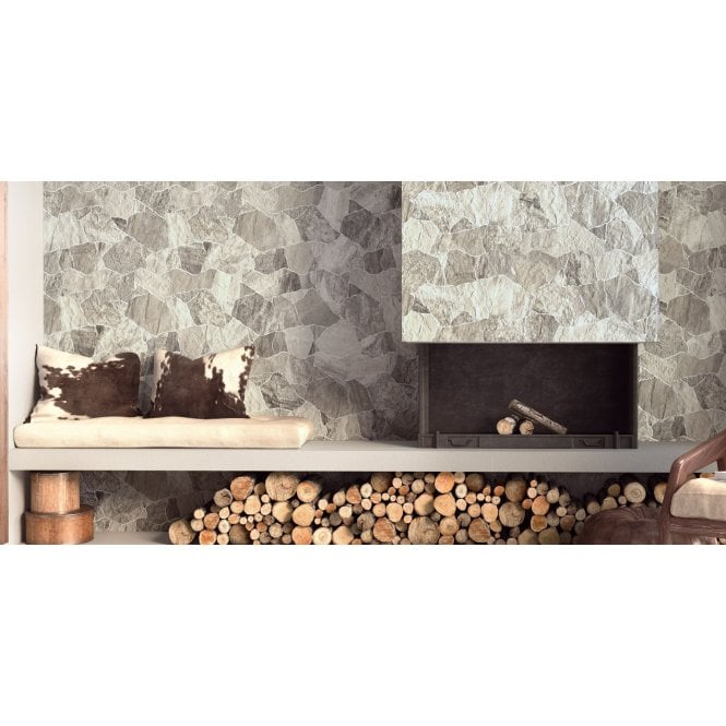 Sella Grey 44cm x 66cm Wall & Floor Tile
