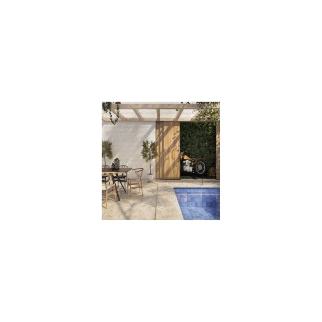 Sella White 44cm x 66cm Wall & Floor Tile