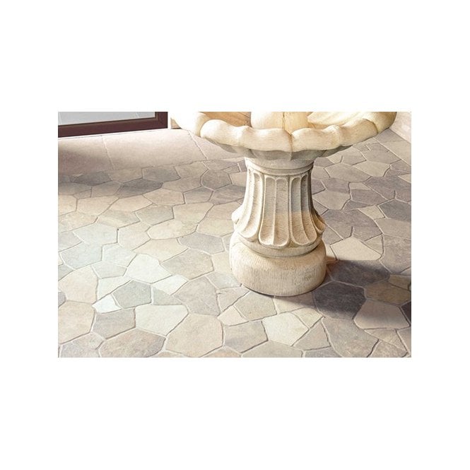 Sella White 44cm x 66cm Wall & Floor Tile