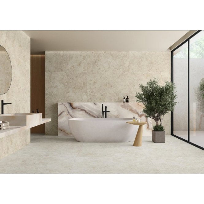 Serena White Matt 60cm x 120cm Wall & Floor Tile