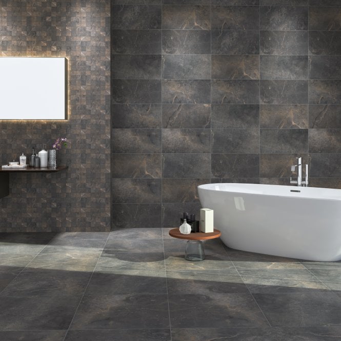 Serenity Graffiti Matt 30cm x 60cm Wall & Floor Tile