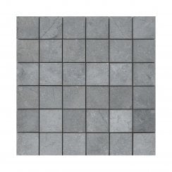 Serenity Silver Matt 30cm x 30cm Mosaic Tile