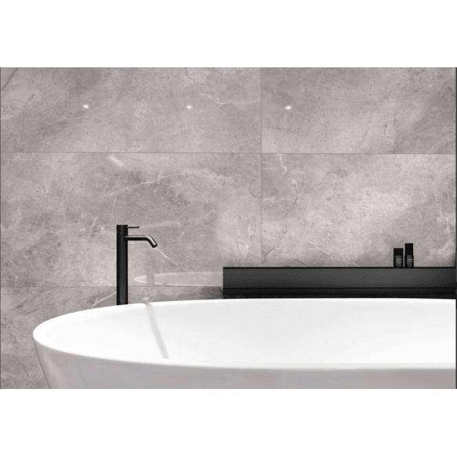Serenity Silver Polished 60cm x 60cm Wall & Floor Tile