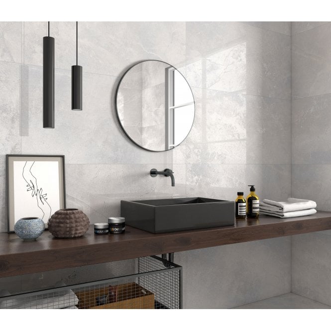 Serenity White Lux 60cm x 120cm Wall and Floor Tile