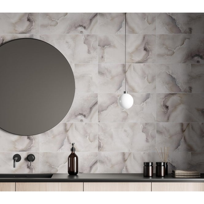 Shadow Grey Onyx 25cm x 50cm Wall Tile