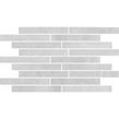 Shark White 28cm x 53cm Stick Mosaic Tile