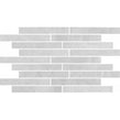 Shark White 28cm x 53cm Stick Mosaic Tile