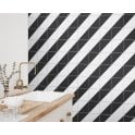 Siena Diamond Black 20cm x 20cm Wall & Floor Tile