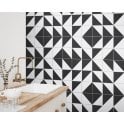 Siena Diamond Black 20cm x 20cm Wall & Floor Tile