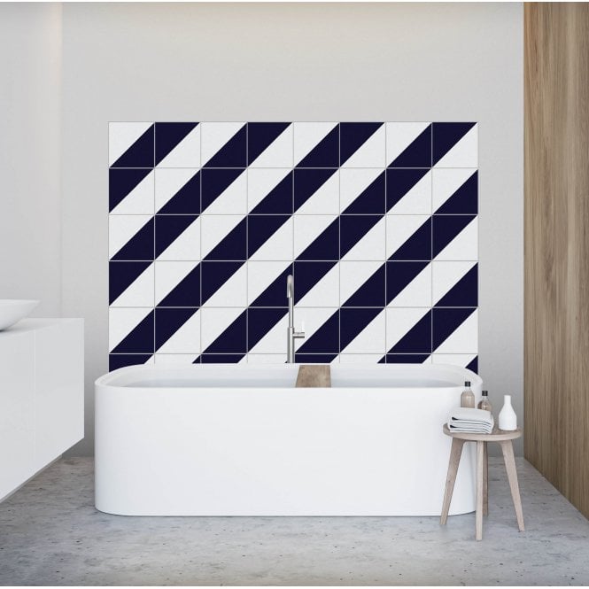 Siena Diamond Cobalt 20cm x 20cm Wall & Floor Tile