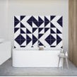 Siena Diamond Cobalt 20cm x 20cm Wall & Floor Tile