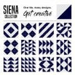 Siena Diamond Cobalt 20cm x 20cm Wall & Floor Tile