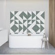 Siena Diamond Green 20cm x 20cm Wall & Floor Tile