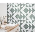 Siena Diamond Green 20cm x 20cm Wall & Floor Tile