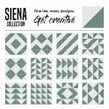 Siena Diamond Green 20cm x 20cm Wall & Floor Tile