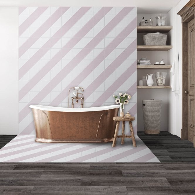 Siena Diamond Pink 20cm x 20cm Wall & Floor Tile
